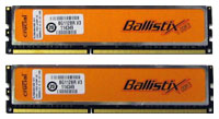 Crucial Ballistix 4GB Kit DDR3-1600 CL8 BL2KIT25664BN1608 Memory