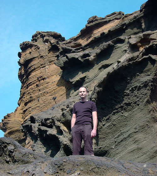 That's me 2005 on a vulcano in El Golfo Lanzarote
