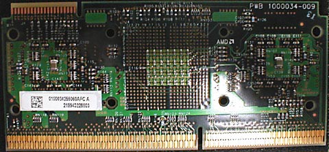 back of second soldered Athlon