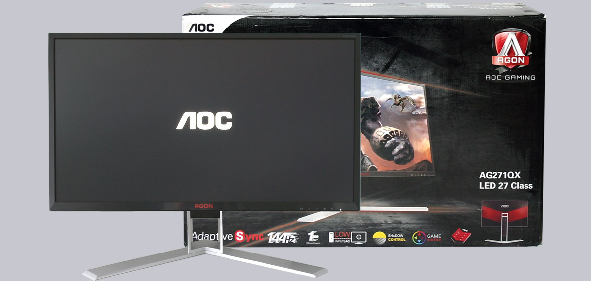 Aoc AG271QX LCD Agon 27´´ WQHD LED 144Hz Gaming Monitor Black