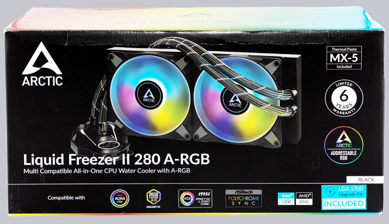 ARCTIC Liquid Freezer II 280 A-RGB - Multi-Compatible All-in-one A