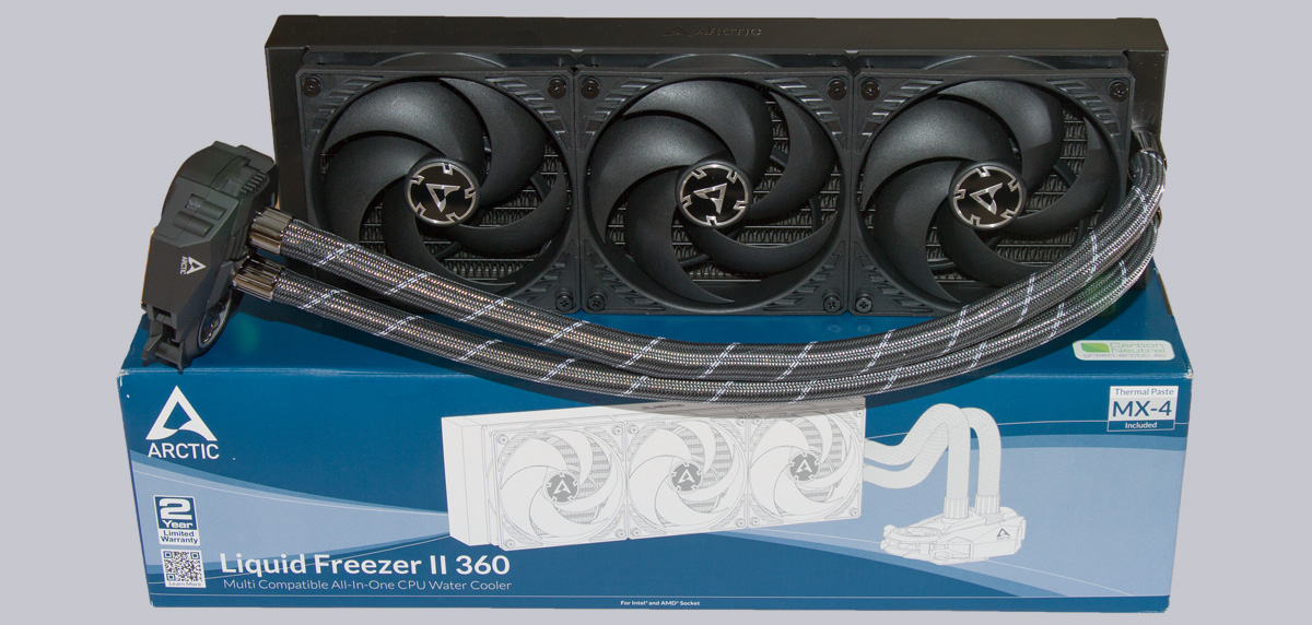 Arctic Liquid Freezer II 360 Rev. 2 Review Test setup and results