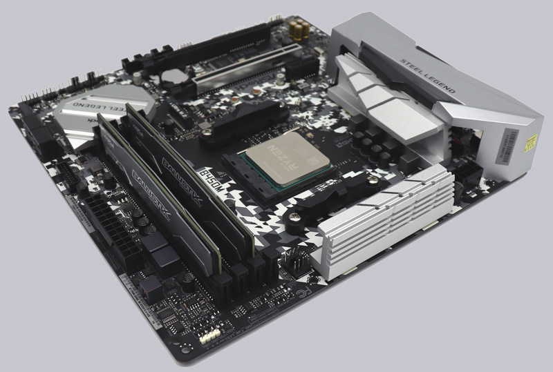 ASRock B450M Steel Motherboard Design Features Layout, AMD Legend and AM4 Review