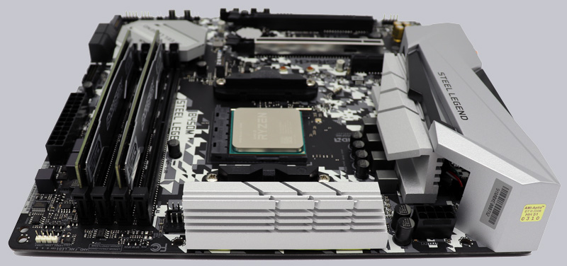 Review and B450M Motherboard Steel Layout, AM4 Features Legend AMD ASRock Design