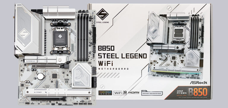 ASRock AMD B850 Steel Legend WiFi 7 Socket AM5 Ryzen Jamaica