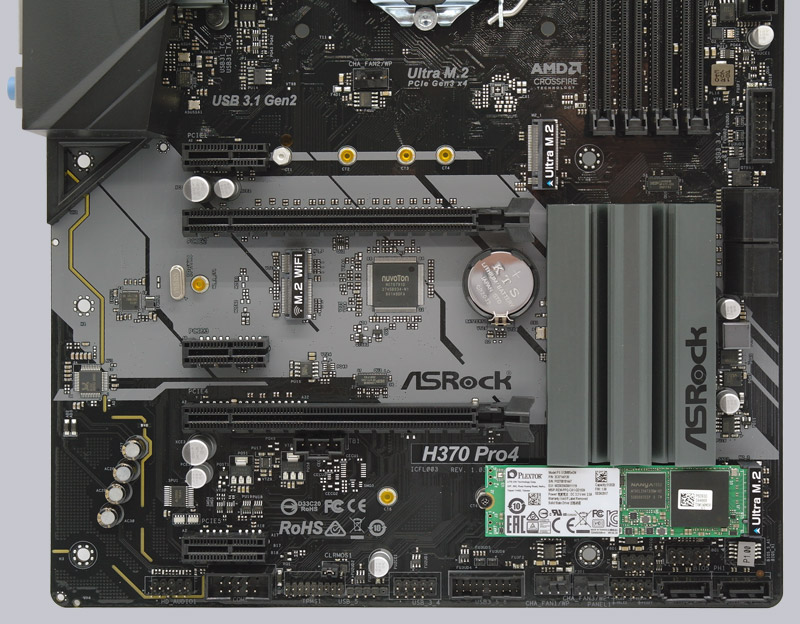 ASRock H370M PRO4 LGA1151/Intel H370/DDR4/Quad CrossFireX/SATA3&USB3.1/M.2/GbE/MicroATX Motherboard