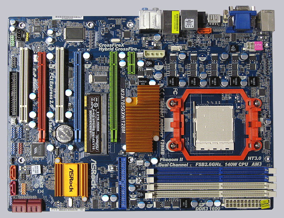 ASRock M3A785GXH/128M AMD Socket AM3 DDR3 Motherboard Review Result and