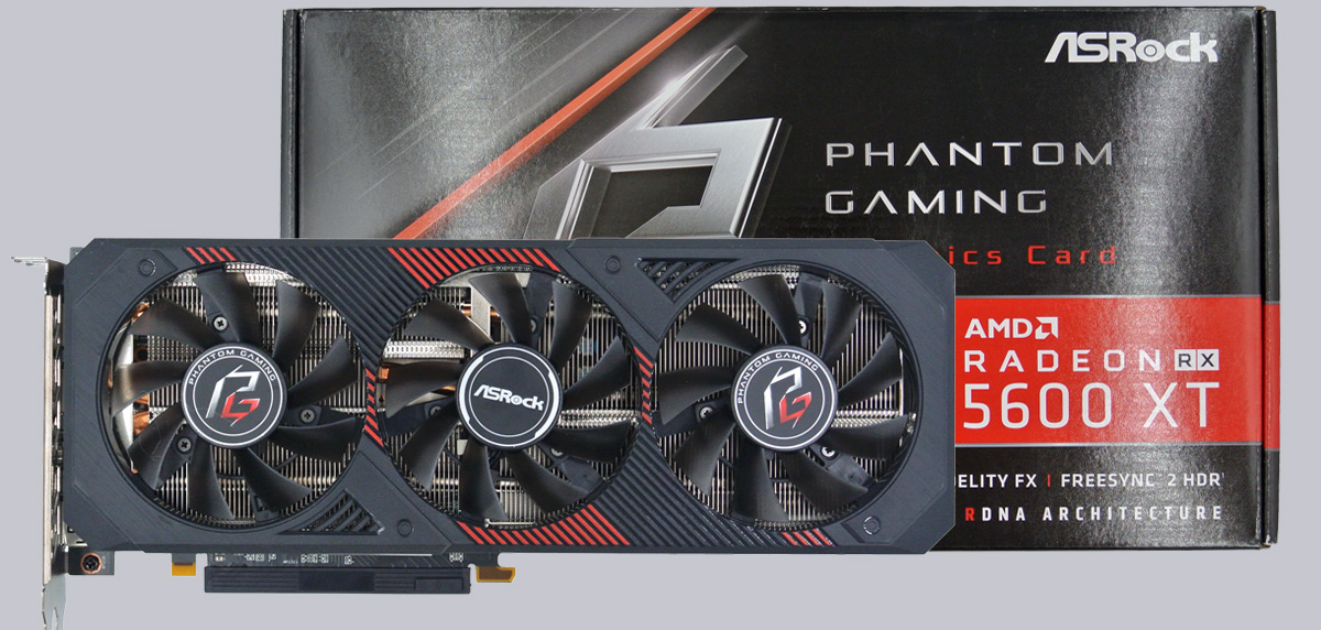 ASRock  AMD Radeon™ RX 5600 XT Phantom Gaming D2 6G OC