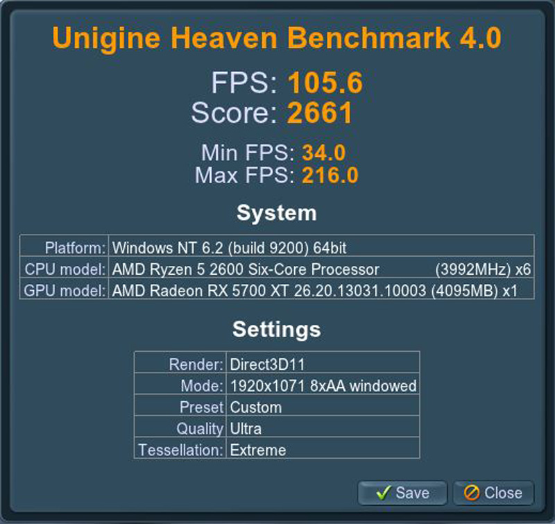 ASRock Radeon RX 5700 XT Taichi X 8G OC Review Setup and test results