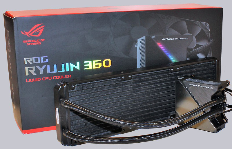 rog ryujin 360 fan control