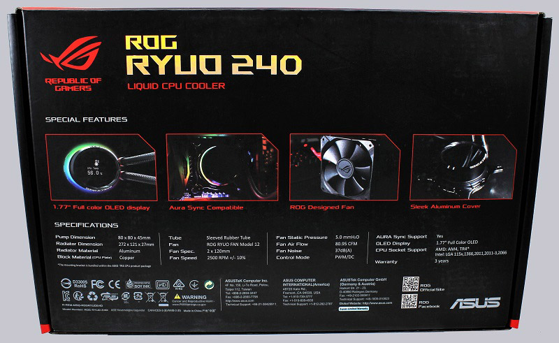 Asus ROG Ryuo 240 Review