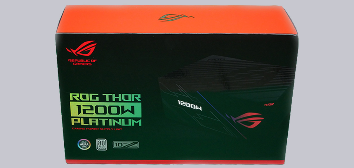 ROG THOR 1200W PLATINUM PSU - With Original Box, Cables, and Boxed