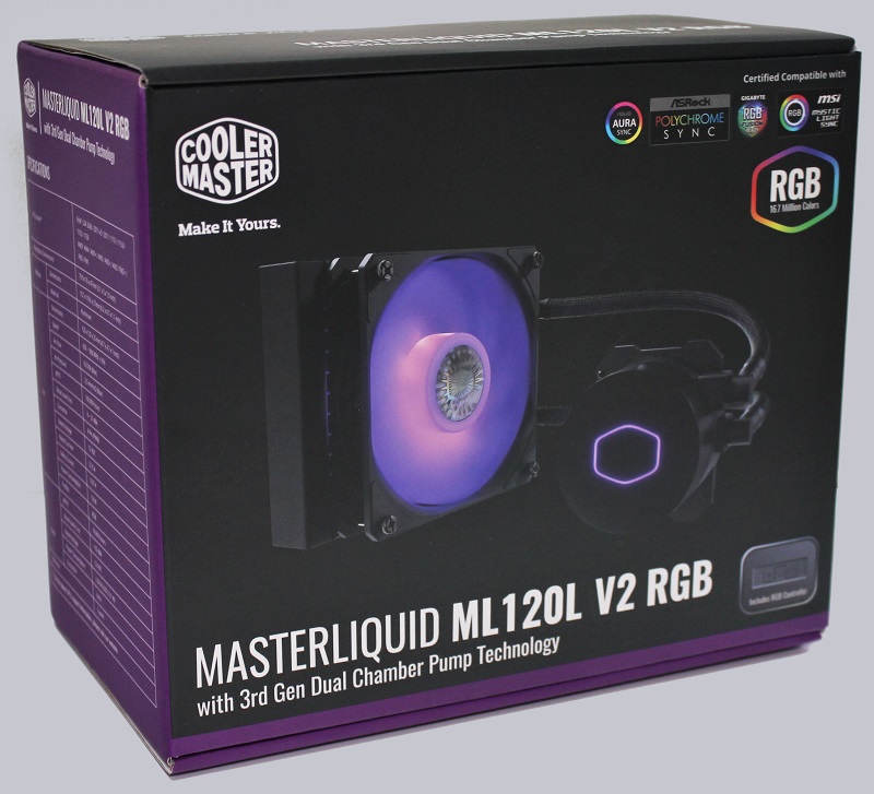 Watercooling Cooler Master ML 120L V2 RGB - Mediaself