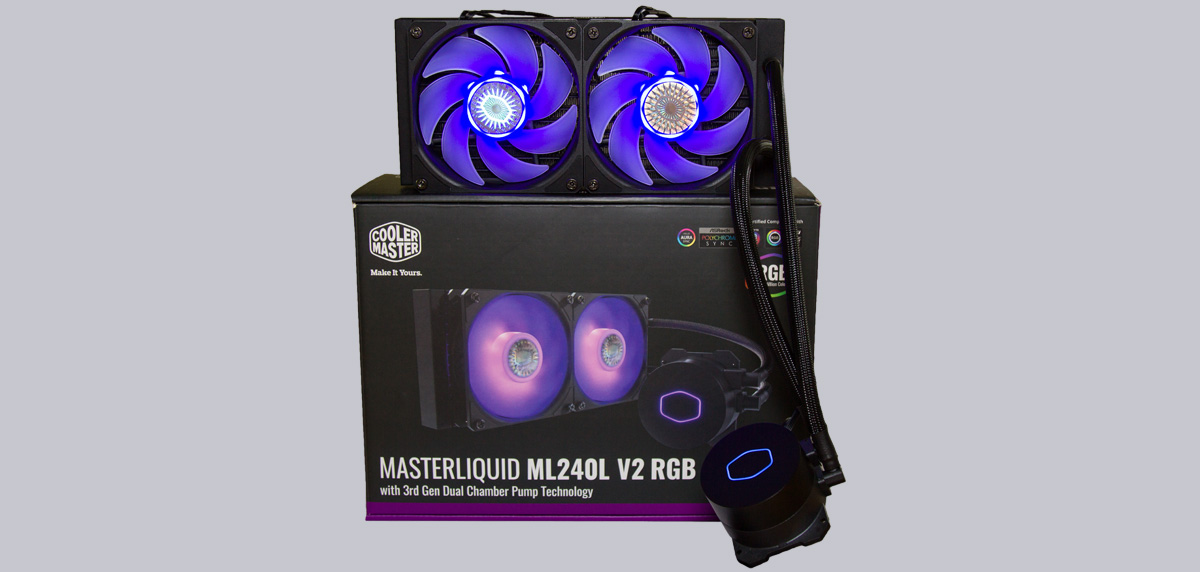 COOLER MASTER MasterLiquid ML240L V2 RGB - WaterCooling Processeur