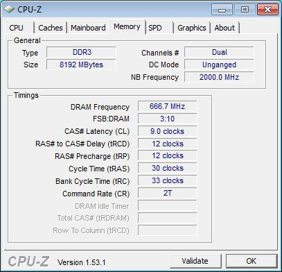 fordel Mål romanforfatter Crucial 8GB Kit DDR3-1333/PC3-10600 CT2KIT51264BA1339 Memory Review  Benchmark values and test results