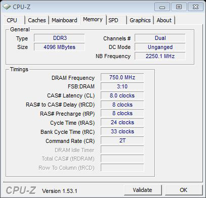 nb frequency ddr3 1600