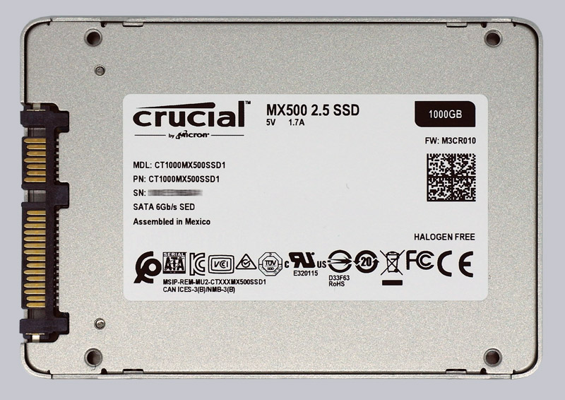 Crucial MX500 1 TB SSD Review Layout, design and features