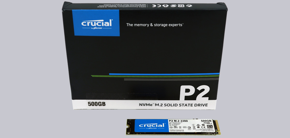 Crucial P2 500GB NVMe M.2 SSD Review