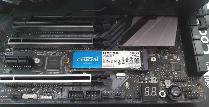 Crucial P2 500GB PCIe M.2 SSD review