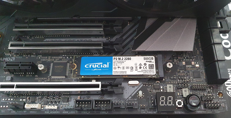 Examen du SSD Crucial P2 NVMe (2 To) 