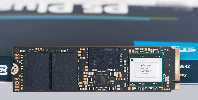 Crucial P5 Plus 1TB M.2 PCIe 4.0 NVMe SSD Review Layout, design
