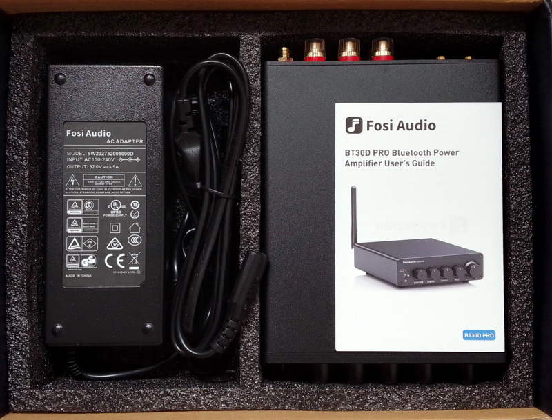 Fosi Audio BT30D Pro: HiFi Bluetooth 5.0 power amplifier