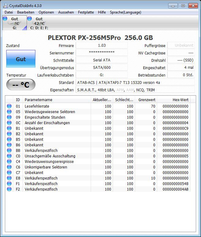 Formen antenne sød smag Plextor M5 Pro Xtreme 256GB SSD RAID Review The technical data