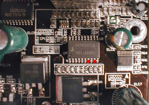 solder a resistor from Pin 7 to Pin 9