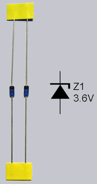 Polung of Zener Diodes - btw. not Zehner Diode but  Zener without h - Zenerdiodes are named by Clarence Melvin Zener